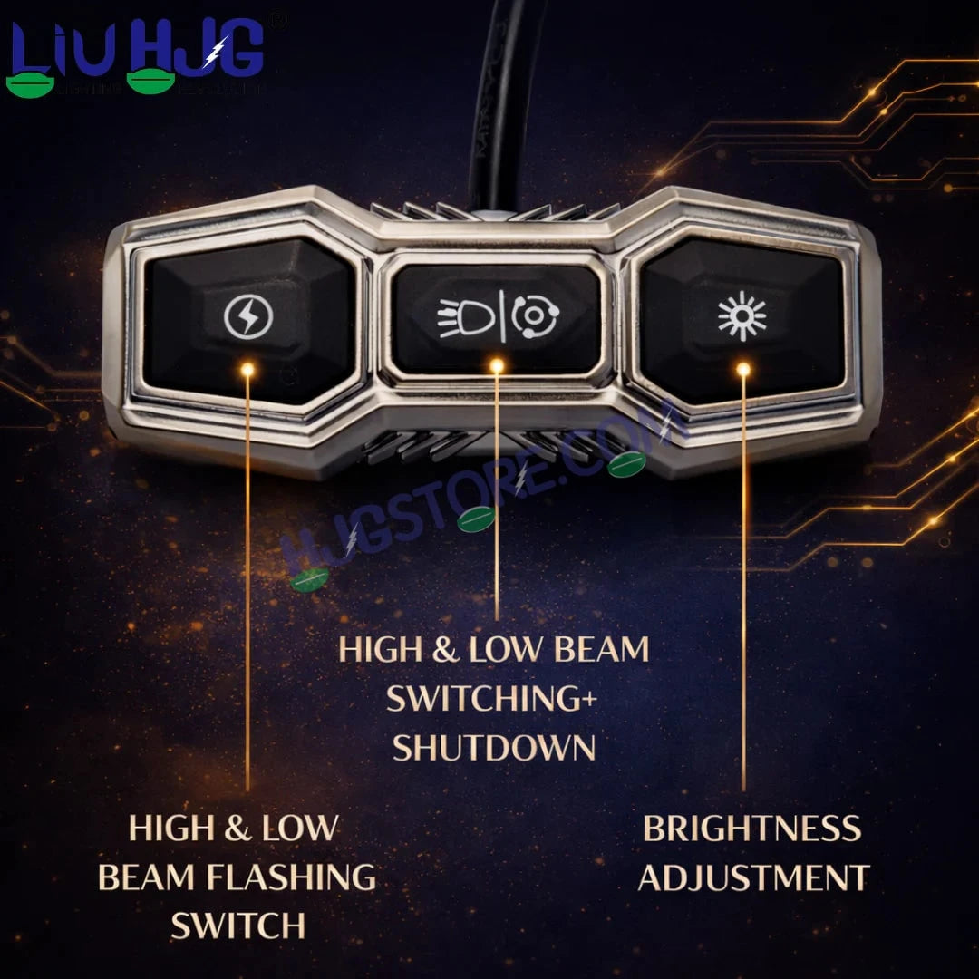 HJG 3 Pin Premium Copper Heavy Duty Wiring Harness Kit 3 Pin 3.4 Meter Wire with Heavy Duty Metal Switch Copper, Included Couplers and Canbus - Foglight Wiring Harness Kit (2 Colour, 3 Wire) LIU HJG 3 Pin Premium Copper Wiring Harness Kit Coupler Fitting - HJGstore.com