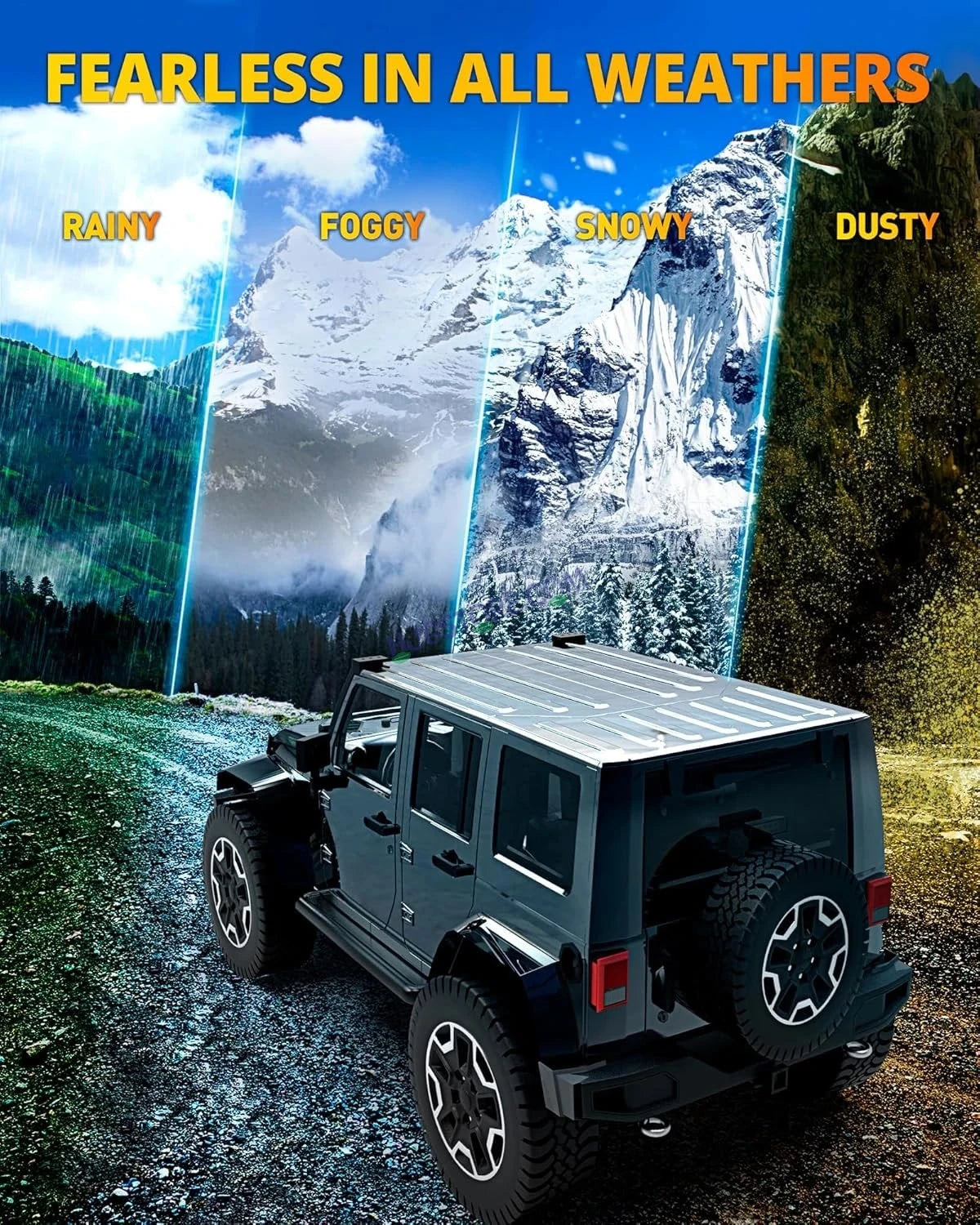 HJG 4 Inch Cube Pod Fog Light 120W 12000 Lumens Fog Light 2pc Foglight Pod Projector Spot Foglight 120W Foglight Ultra Wide Intensity 3000K/6500K LED Fog Lights 4 Inch Cube Light (120W) Universal For All Cars & Bikes LIU HJG 4 Inch Cube Pod Foglights - HJGstore.com