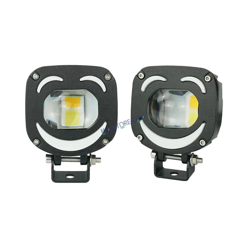 HJG 1190 Foglight Foglamp 120W Dual LED Lights Anti Fog Headlights Mini Driving Light HJG M1 Plus X1 X5 X7, Set of 2 - HJGstore.com