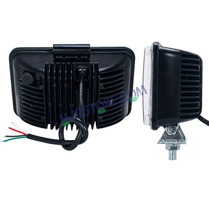 HJG W09 5x7" Classic Square Foglight Headlight 51W 6.5" Foglight White/Yellow DRL Dual LED Foglight Amber/White DRL White Light 51W Foglight Ultra Wide Dual Intensity LED Driving Fog Lights Universal For All Cars & Bikes LIU HJG Classic W09 6.5 Inch Fog - HJGstore.com