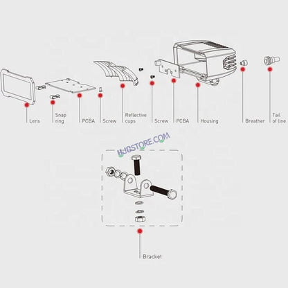 HJG W26 Bezelless Blade 2pc CREE Lens Foglight 120W Square Edge W26 Bezelless Blade 2pc Foglight 120W Foglight Ultra Wide Intensity LED Foglight White CREE Spread Foglight (120W) Universal For All Cars & Bikes LIU HJG W26 Bezelless Blade Lens Foglight 2pc - HJGstore.com