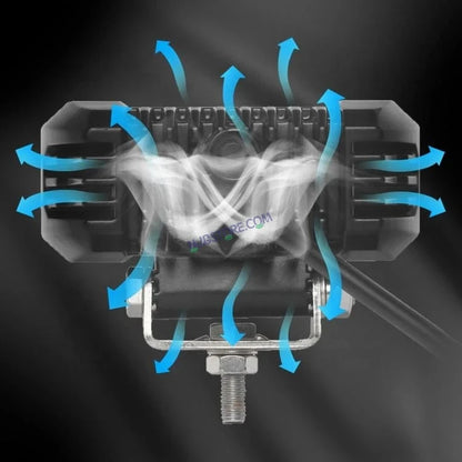 HJG W26 Bezelless Blade 2pc CREE Lens Foglight 120W Square Edge W26 Bezelless Blade 2pc Foglight 120W Foglight Ultra Wide Intensity LED Foglight White CREE Spread Foglight (120W) Universal For All Cars & Bikes LIU HJG W26 Bezelless Blade Lens Foglight 2pc - HJGstore.com