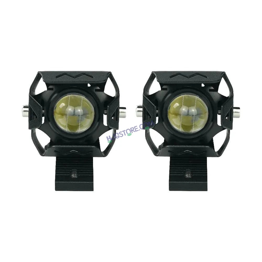 HJG 1192 HJG M1 M3 M5 M6 PLUS Headlight LED Mini Driving Light Motorcycle Accessories White Yellow Adjustable LED Fog Driving Lights, Set of 2 Foglight - HJGstore.com