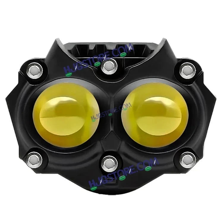 HJG Owl New Model Owl 40W Fog Light For Bike/Car/Thar/Jeep (Cool White/Yellow/Warm White, 40W each) - Pack of 1 HJG New Model Owl Foglight - HJGstore.com