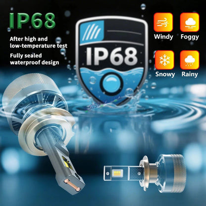 HJG AI Bulb H8/H9/H11/H16 App Control 200W Adjustable Beam Color Adjustable Brightness LED Bulb AC/DC Headlight White/Yellow/Warm White 200W for Bike Car LED Light H8/H9/H11/H16 AI Headlight 12V/24V for Bike/Car, LIU HJG AI Bulb Pack of 2, H8/H9/H11/H16 - HJGstore.com