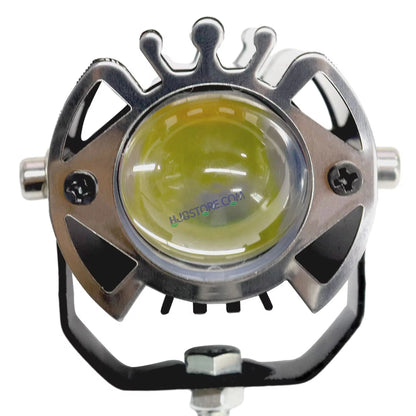 LIUHJG HJG ORIGINAL G16 30W Mini Drive Spotlight Yellow/White Motorcycle Mini Driving Fog Light 7500LM High/Low Beam Motorcycle Spot Light with Red DRL, White, Yellow (Pack of 1) G16 Single Pc - HJGstore.com