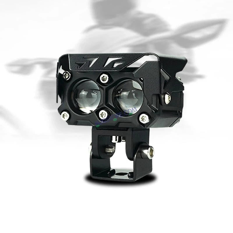 HJG Future Eyes 2 Lens with Wiring Kit Foglight 60W 2 Lens Future Eyes Fog Projector Lens 2pc Foglight White/Yellow/Flash Modes 60W Foglight LED Fog Lights White/Yellow/Flash (60W) Universal For All Cars Bikes LIU HJG Future Eyes 2 with Wiring Harness Kit - HJGstore.com