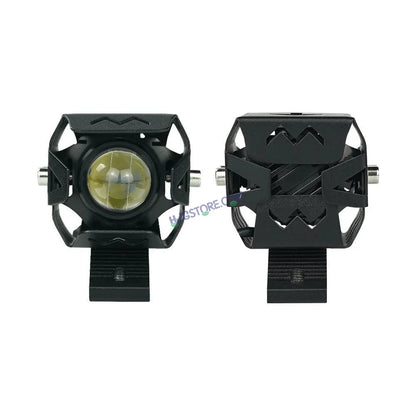 HJG 1192 HJG M1 M3 M5 M6 PLUS Headlight LED Mini Driving Light Motorcycle Accessories White Yellow Adjustable LED Fog Driving Lights, Set of 2 Foglight - HJGstore.com