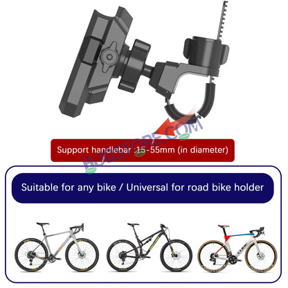 HJG New 9121 Metal Body Shockproof Mobile Holder with Jaw Grip Damper Anti Vibration for Bike, Two Wheelers Universal HJG Mobile Holder Pro Spider Anti-Shake Anti-Theft Zero Vibration Shockproof Mobile Holder 4 Vibration Proof Ball Joints LIU HJG Holder - HJGstore.com