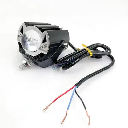 LIUHJG HJG ORIGINAL G15 30W Mini Drive Spotlight Yellow/White Motorcycle Mini Driving Fog Light 7500LM High/Low Beam Motorcycle Spot Light with Red DRL, White, Yellow (Pack of 1) - HJGstore.com