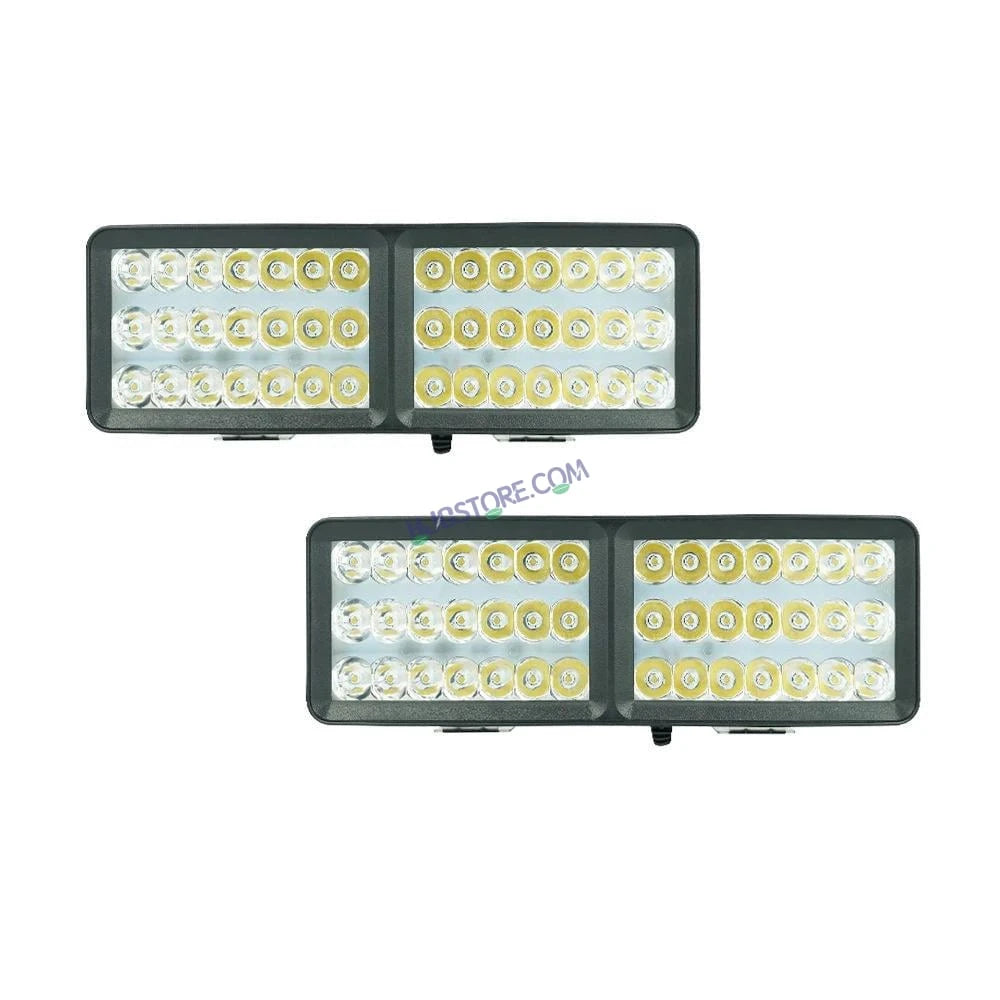 HJG 42 LED Rectangle Foglight Foglamp HJG Car Accessories Led Headlights Mini Driving Lights Led Fog Lights For Motorcycle Lights, Set of 2 - HJGstore.com