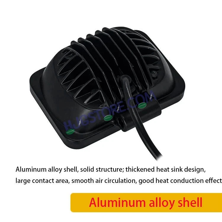 HJG W11 4x5" Classic Square Foglight Headlight 4x5 Inch Foglight White/Yellow DRL Dual LED Foglight Amber/White DRL White Light Foglight Ultra Wide Dual Intensity LED Driving Fog Lights Universal For All Cars & Bikes LIU HJG Classic W11 4x5 Inch Fog - HJGstore.com