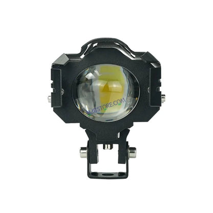 HJG New Design U Design 1194-1 120W Dual Color Mini Led Motorcycle Fog Light Head Light Headlight Led Auxiliary Spot Led Lights for Motorcycle, Car, SUV - HJGstore.com