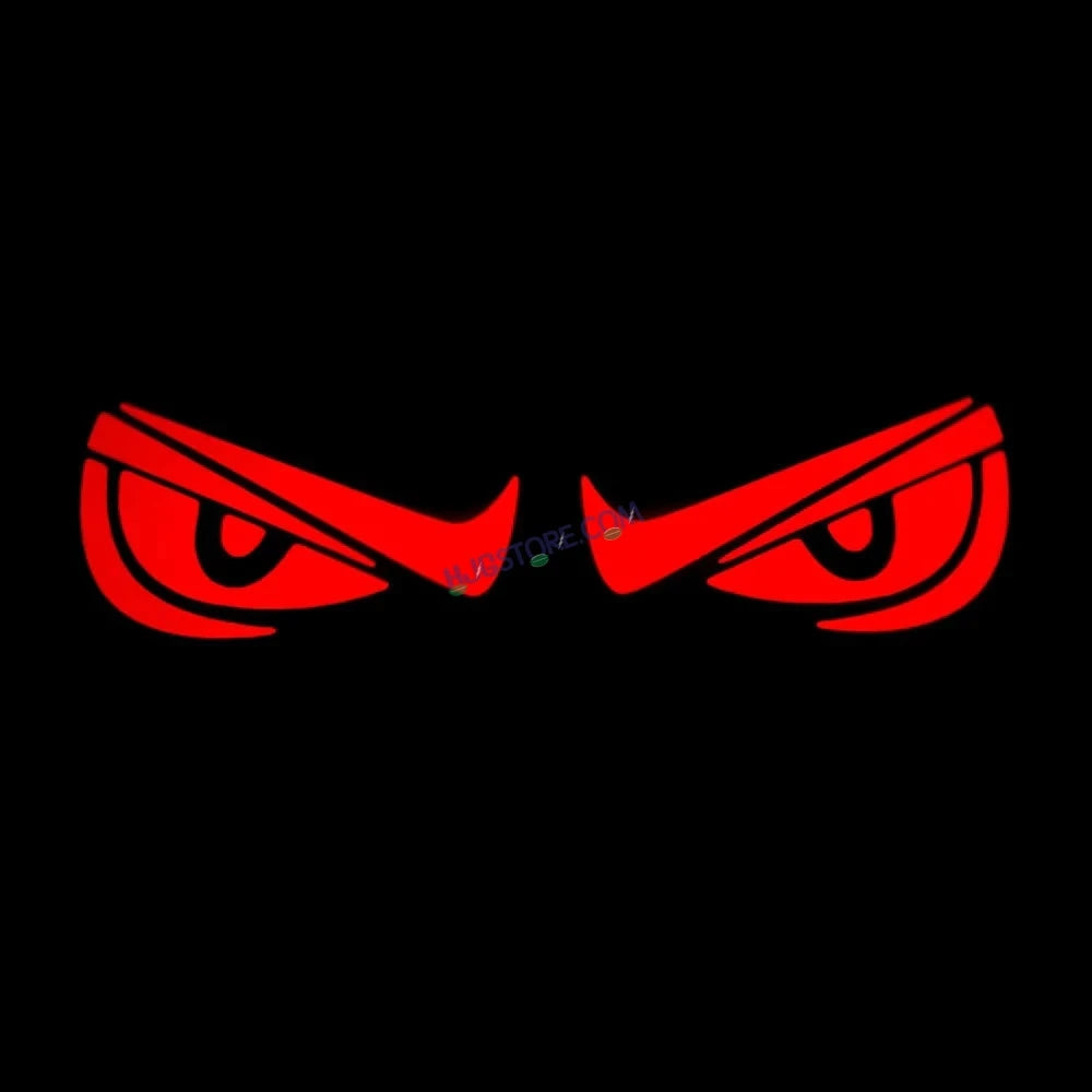 HJG Devil Eye Shadow Light License Plate Ground Projector Shadow Devil Eyes Red/Blue/White/Purple Universal for Two Wheelers/Cars/SUV Ground Devil Eyes Light Projection Universal For All Bikes and Cars LIU HJG License Plate Devil Eye Shadow Projector - HJGstore.com