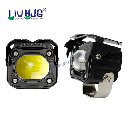 HJG Original 1 FUTURE Mega Drive 60W Quad Shot Dual LED/Dual Color High/Low Yellow/White LED Fog Lights - HJGstore.com