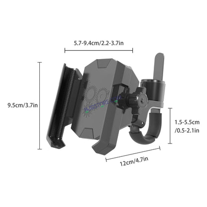 HJG Compact Pro 7578 Shockproof Mobile Holder with Jaw Grip Damper Anti Vibration for Bike, Two Wheelers Universal HJG Mobile Holder Pro Spider Anti-Shake Anti-Theft Zero Vibration Shockproof Mobile Holder 4 Vibration Proof Ball Joints LIU HJG Holder - HJGstore.com