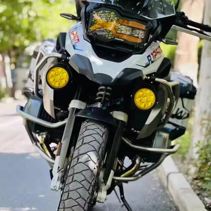 HJG Spare Yellow Filter Cap Cover for 7 LED 140W Round CREE / 9 LED 180W Round CREE Fog Light Yellow Filter Cover Auxiliary Light For All Motorcycles Yellow Filter Cap (Pack of 1) HJG Round Yellow Filter Cover for 7 LED 140W 9 LED 180W Fog Light - HJGstore.com