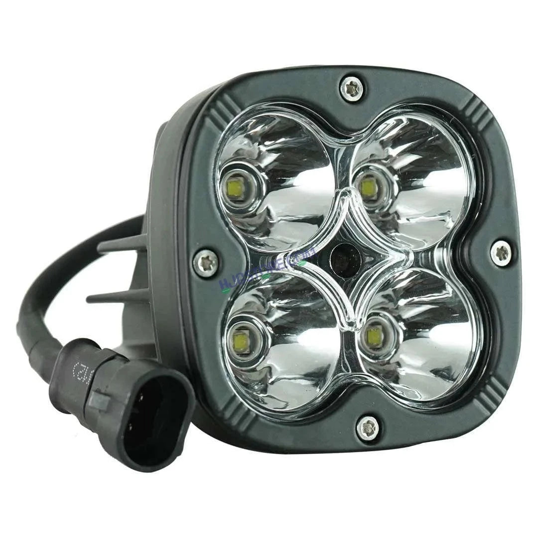 HJG 120W 4 LED CREE 60w Fog Light Auxiliary Light For All Motorcycles White With Yellow Filter Cap (Set of 2) - HJGstore.com