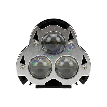 HJG G15 Dragon Triple Lens Foglight with White/Yellow/Flash Mode Projector Foglight 30W Foglight Ultra Wide Dual Intensity LED Fog Lights White/Yellow/Warm White/Flash High/Low Beam Fog Universal For All Cars & Bikes LIU HJG G15 Dragon 30W Foglight 1pc - HJGstore.com