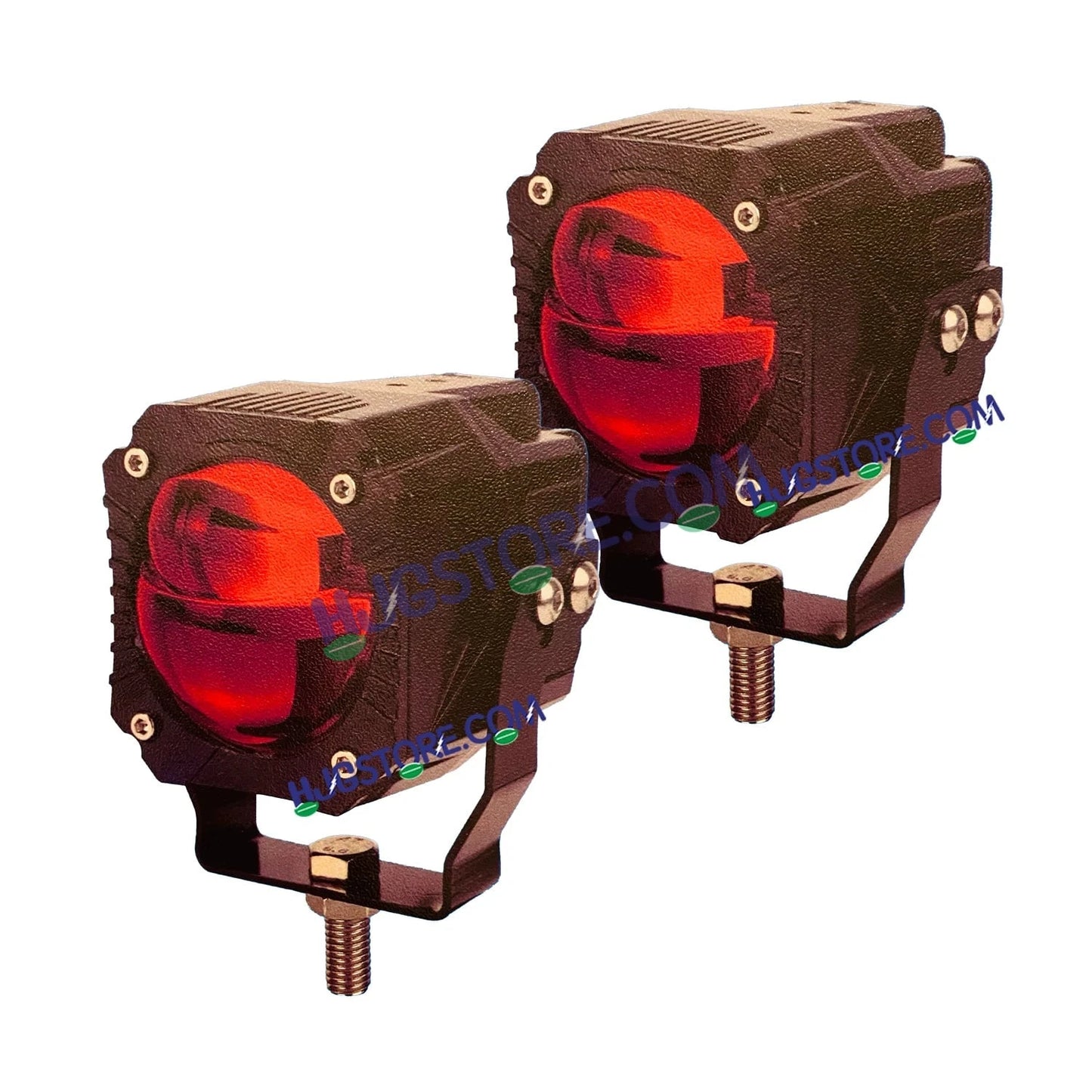 HJG Gorilla Fog with Wiring Harness Kit Combo Dual Lens 120W Gorilla Projector Foglight New Model with Wiring Foglight Ultra Wide Dual Intensity LED Driving Fog Lights White/Yellow 120W Universal For All Cars & Bikes LIU HJG Gorilla Foglight Combo Kit - HJGstore.com