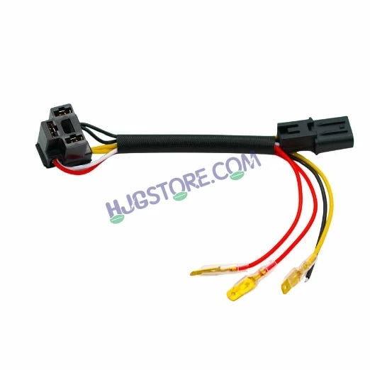 HJG Headlight Coupler Harness for New Royal Enfield Motorcycles 4-Pin RE Male to H4 Female Headlight Adapter Coupler for Royal Enfield | Plug-and-Play Wiring Harness Converter for Classic 350 Reborn, Hunter, Meteor, Himalayan 450 | No Wire Cutting - HJGstore.com