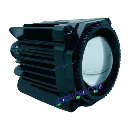 HJG Laser Cannon Foglight 500 Meters Laser Focus Projector Fog Projector Lens with 300 Meters Low Beam 500 Meters High Beam 80W Foglight Ultra Wide Dual Intensity LED Fog Lights White/Yellow Universal For All Cars & Bikes LIU HJG Laser Cannon Foglight 2pc - HJGstore.com