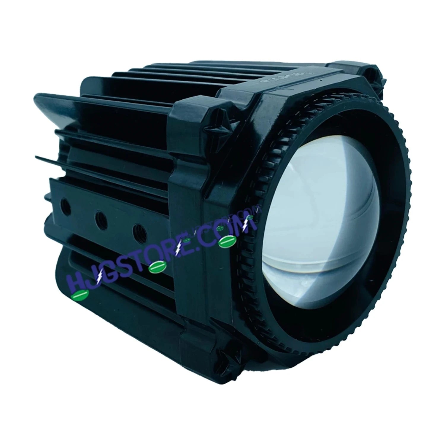 HJG Laser Cannon Foglight 500 Meters Laser Focus Projector Fog Projector Lens with 300 Meters Low Beam 500 Meters High Beam 80W Foglight Ultra Wide Dual Intensity LED Fog Lights White/Yellow Universal For All Cars & Bikes LIU HJG Laser Cannon Foglight 2pc - HJGstore.com