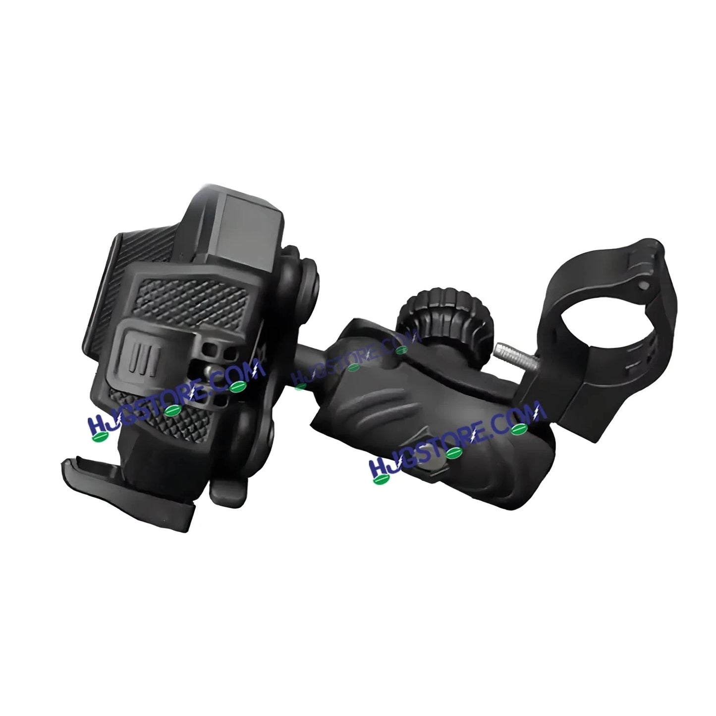 HJG Hexagon R6 Mobile Holder with Handlebar Mount for Bike, Two Wheelers Universal HJG Hexagon R6 Mirror Mount Mobile Holder Anti-Theft Mobile Holder 360 Degree Rotation Adjustable Size and Locking System LIU HJG Hexagon R6 Bike Handlebar Mount Holder - HJGstore.com