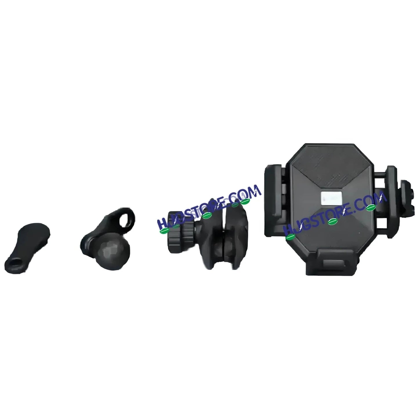 HJG Hexagon R6 Mobile Holder with Mirror Mount for Bike and Scooter, Two Wheelers Universal HJG Hexagon R6 Mirror Mount Mobile Holder Anti-Theft Mobile Holder 360 Degree Rotation Adjustable Size and Locking System LIU HJG Hexagon R6 Mirror Mount Holder - HJGstore.com