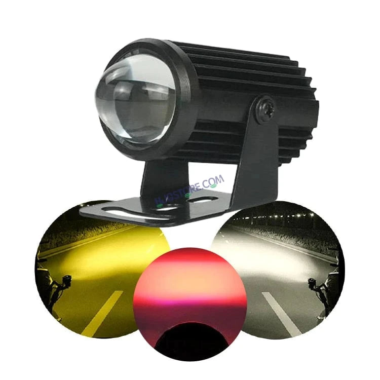 HJG Mini Drive Devil Metal Spot Light with Red DRL, White, Yellow Light Car Motorcycle Truck Off Road 20w Spot Fog Lights Driving Spotlight HJG Original Spot Light Fog light Devil Mini Drive, Pack of 1 - HJGstore.com