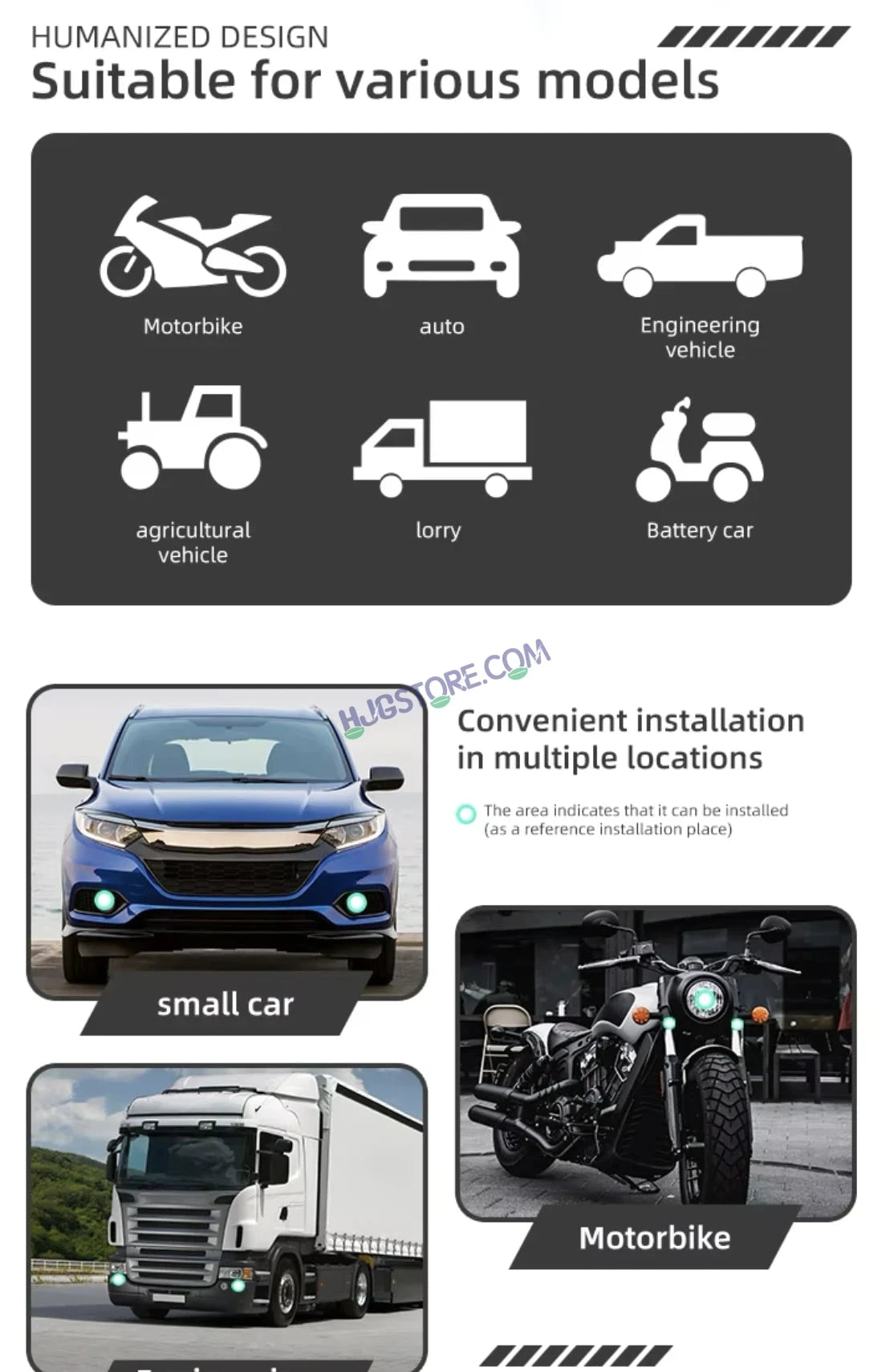 HJG Laser Cannon Foglight 500 Meters Laser Focus Projector Fog Projector Lens with 300 Meters Low Beam 500 Meters High Beam 80W Foglight Ultra Wide Dual Intensity LED Fog Lights White/Yellow Universal For All Cars & Bikes LIU HJG Laser Cannon Foglight 2pc - HJGstore.com