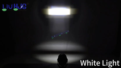 HJG Terminator 1 Projector Foglight 100W with Laser Spot and Wide Spread Red DRL/White/Yellow/Warm White Light 100W Foglight Ultra Wide Dual Intensity LED Driving Fog Lights 3000K/4300K/6500K Universal For All Cars & Bikes LIU HJG Terminator 1 Foglight - HJGstore.com