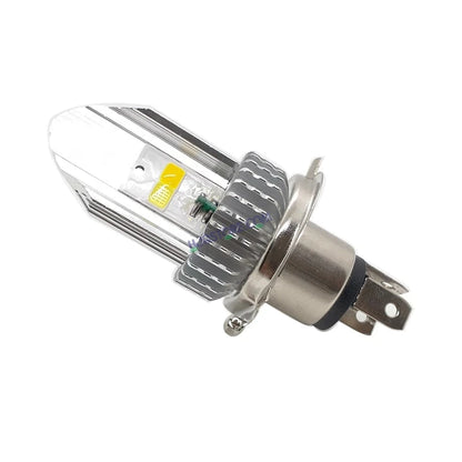 HJG H4 Leaf New Model White Yellow Leaf LED Headlight Bulb H4 For All Motorcycles (Low and High Beam Bulbs (White/Yellow) White Yellow 30W) - Type H4 - HJGstore.com