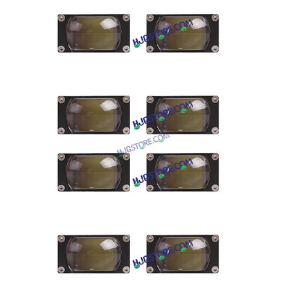 HJG LIU HJG Original Waymaker 8 LED New Model Slim Drive Grille Fitting Dual Colour Fog Light Mini Drive Light Version 4 And Wiring With Canbus For All Cars and Motorcycles (8Pcs) HJG Waymaker Foglight HJG New Model 8 LED with Canbus Wiring Harness Kit - HJGstore.com