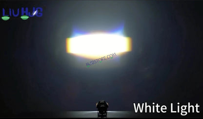 HJG S-82 Foglight Projector Lens Foglight 80W with Hazard Indicator Projector Lens Fog Light 80W Foglight Ultra Wide Dual Intensity LED Fog Lights White/Yellow Universal For All Cars & Bikes with Hazard Indicator LIU HJG S-82 Foglight with Red Amber DRL - HJGstore.com