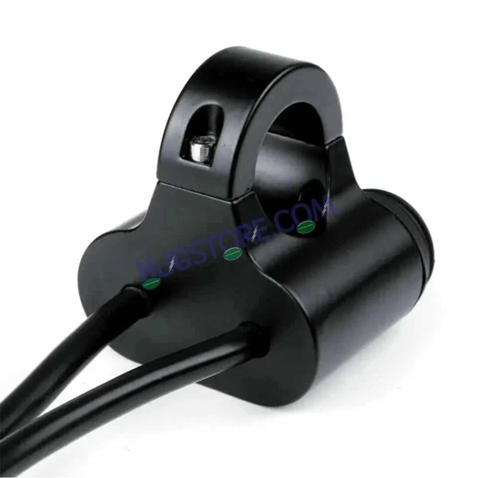 HJG 2 x 3-Way Motorcycle Handlebar Switch 12V CNC Metal Switch - 7/8" 22mm Motorcycle Handlebar Control Cluster for Headlight, Electric Start, Turn Signal & Hazard Light Motorcycle 2 x 3-Way Handlebar Switch For All Motorcycles - HJGstore.com