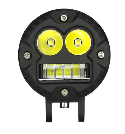 HJG LED Foglight Alien Motorcycle Light 40w Auxiliary Led Spotlights Mini Fog/driving Lights For Motorcycle White/yellow Motorbike Led Lights, Set of 2 - HJGstore.com