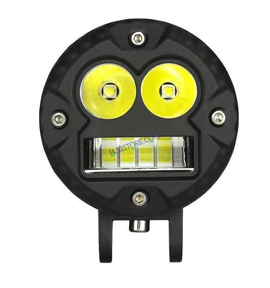 HJG LED Foglight Alien Motorcycle Light 40w Auxiliary Led Spotlights Mini Fog/driving Lights For Motorcycle White/yellow Motorbike Led Lights, Set of 2 - HJGstore.com