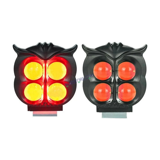 HJG 4 LED Owl Devil Foglight Foglamp HJG Car Accessories Led Headlights Mini Driving Lights Led Fog Lights For Motorcycle Lights, Set of 2 HJG Owl Foglight (Copy) - HJGstore.com