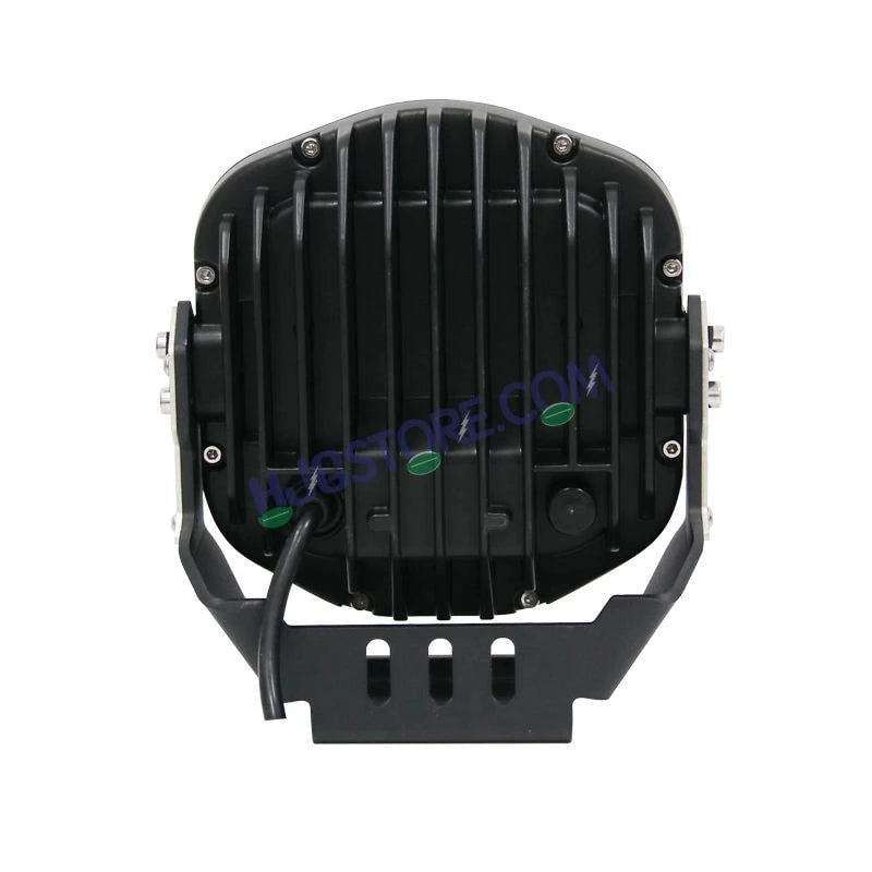 HJG GodsEye Side Shooter 1 LED with 8 CREE LED White/Red Off Road 7 inch 95W LED Headlight Spot Light Fog Light Universal For Bike, Truck, Jeep, Car Bike Led Headlights LED Fog Lights For Motorcycle Car SUV Lights, Pack of 1 LIU HJG GodsEye Side Shooter - HJGstore.com