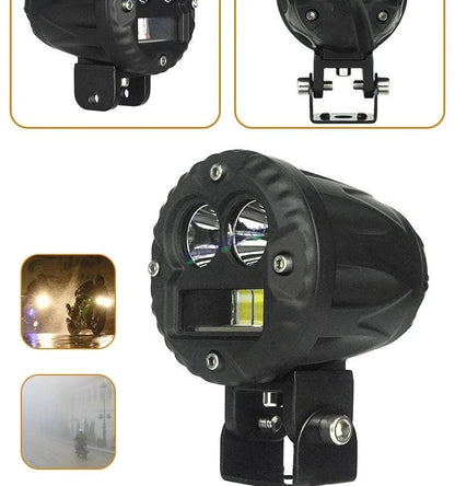 HJG LED Foglight Alien Motorcycle Light 40w Auxiliary Led Spotlights Mini Fog/driving Lights For Motorcycle White/yellow Motorbike Led Lights, Set of 2 - HJGstore.com