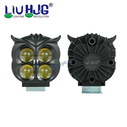 HJG 4 LED Owl Devil Foglight Foglamp HJG Car Accessories Led Headlights Mini Driving Lights Led Fog Lights For Motorcycle Lights, Set of 2 HJG Owl Foglight (Copy) - HJGstore.com