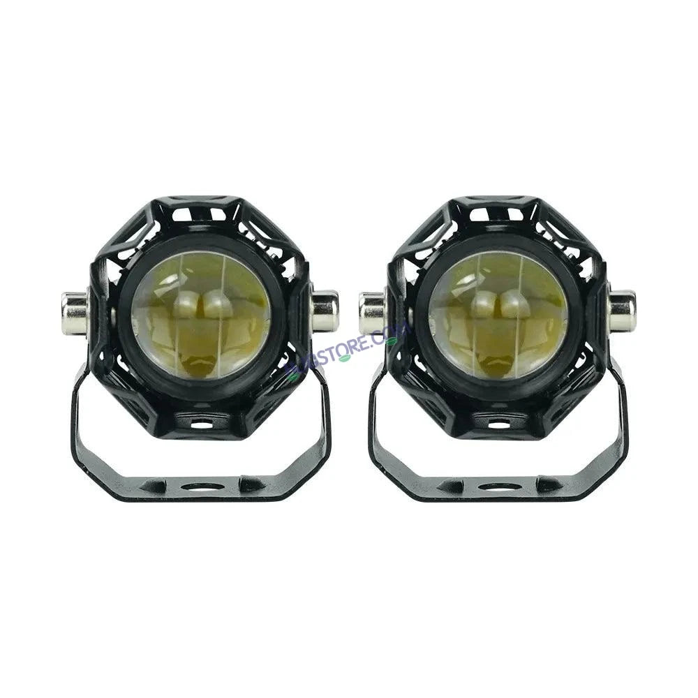 HJG Dual Mini 60W Foglight Foglamp Led Fog Driving Lights Headlights Auxiliary Lights HJG car Lighting System, Set of 2 - HJGstore.com