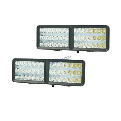 HJG 42 LED Rectangle Foglight Foglamp HJG Car Accessories Led Headlights Mini Driving Lights Led Fog Lights For Motorcycle Lights, Set of 2 - HJGstore.com