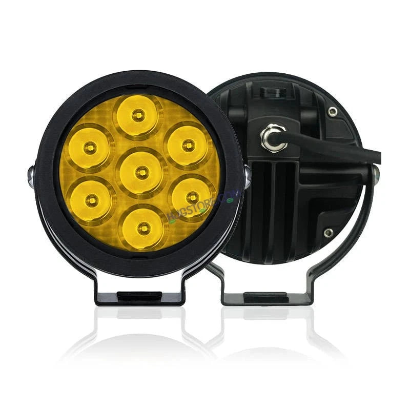 HJG Spare Yellow Filter Cap Cover for 7 LED 140W Round CREE / 9 LED 180W Round CREE Fog Light Yellow Filter Cover Auxiliary Light For All Motorcycles Yellow Filter Cap (Pack of 1) HJG Round Yellow Filter Cover for 7 LED 140W 9 LED 180W Fog Light - HJGstore.com