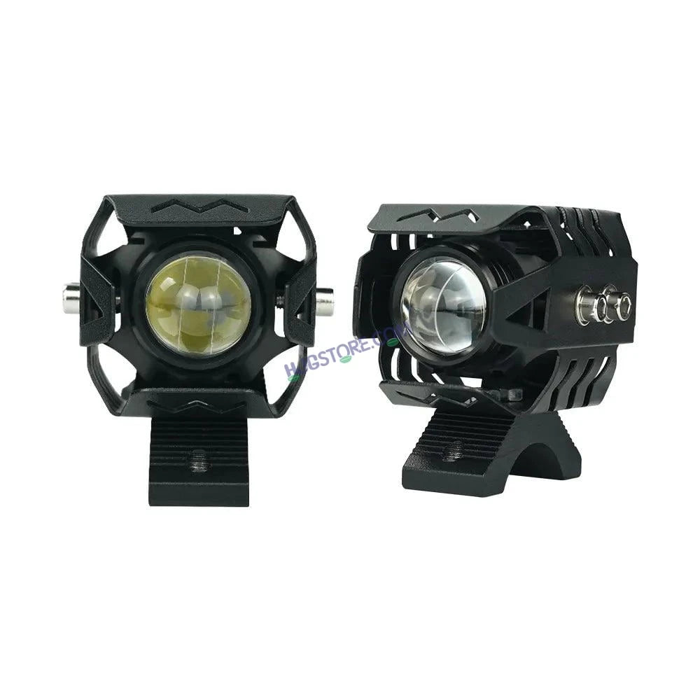 HJG 1192 HJG M1 M3 M5 M6 PLUS Headlight LED Mini Driving Light Motorcycle Accessories White Yellow Adjustable LED Fog Driving Lights, Set of 2 Foglight - HJGstore.com