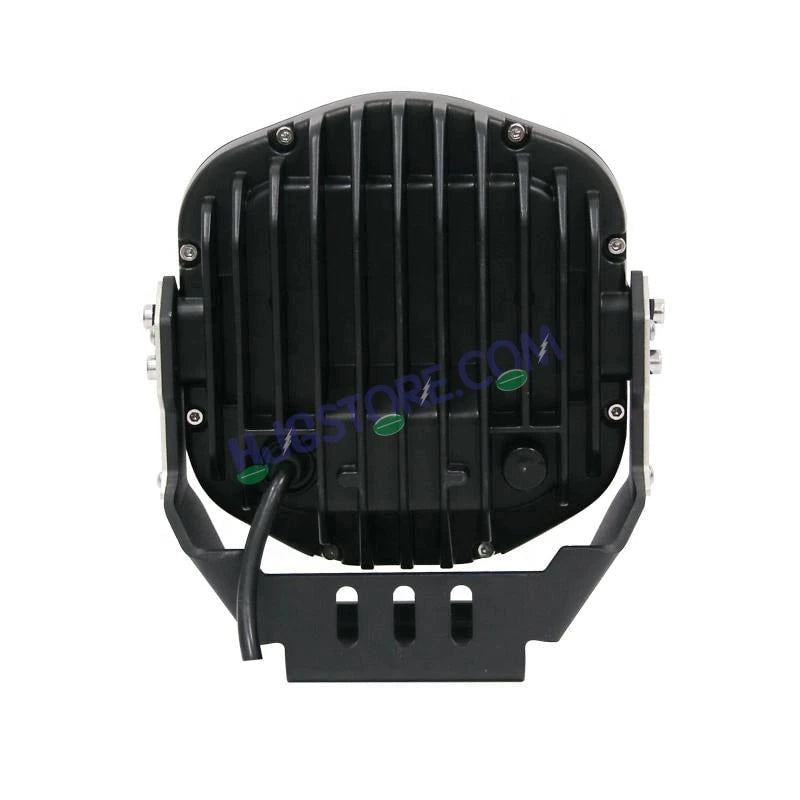 HJG GodsEye Side Shooter 1 LED with 8 CREE LED White/Red Off Road 7 inch 95W LED Headlight Spot Light Fog Light Universal For Bike, Truck, Jeep, Car Bike Led Headlights LED Fog Lights For Motorcycle Car SUV Lights, Pack of 1 LIU HJG GodsEye Side Shooter - HJGstore.com
