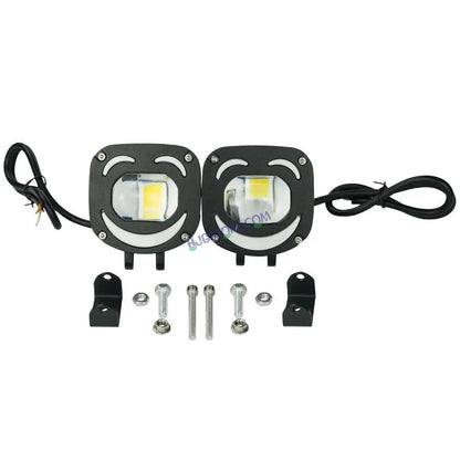 HJG 1190 Foglight Foglamp 120W Dual LED Lights Anti Fog Headlights Mini Driving Light HJG M1 Plus X1 X5 X7, Set of 2 - HJGstore.com