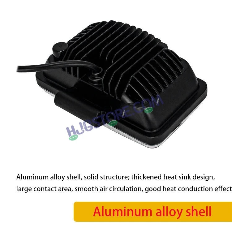 HJG W10 5x6" Classic Square Foglight Headlight 31W 6 Inch Foglight White/Yellow DRL Dual LED Foglight Amber/White DRL White Light 31W Foglight Ultra Wide Dual Intensity LED Driving Fog Lights Universal For All Cars & Bikes LIU HJG Classic W10 5x6 Inch Fog - HJGstore.com