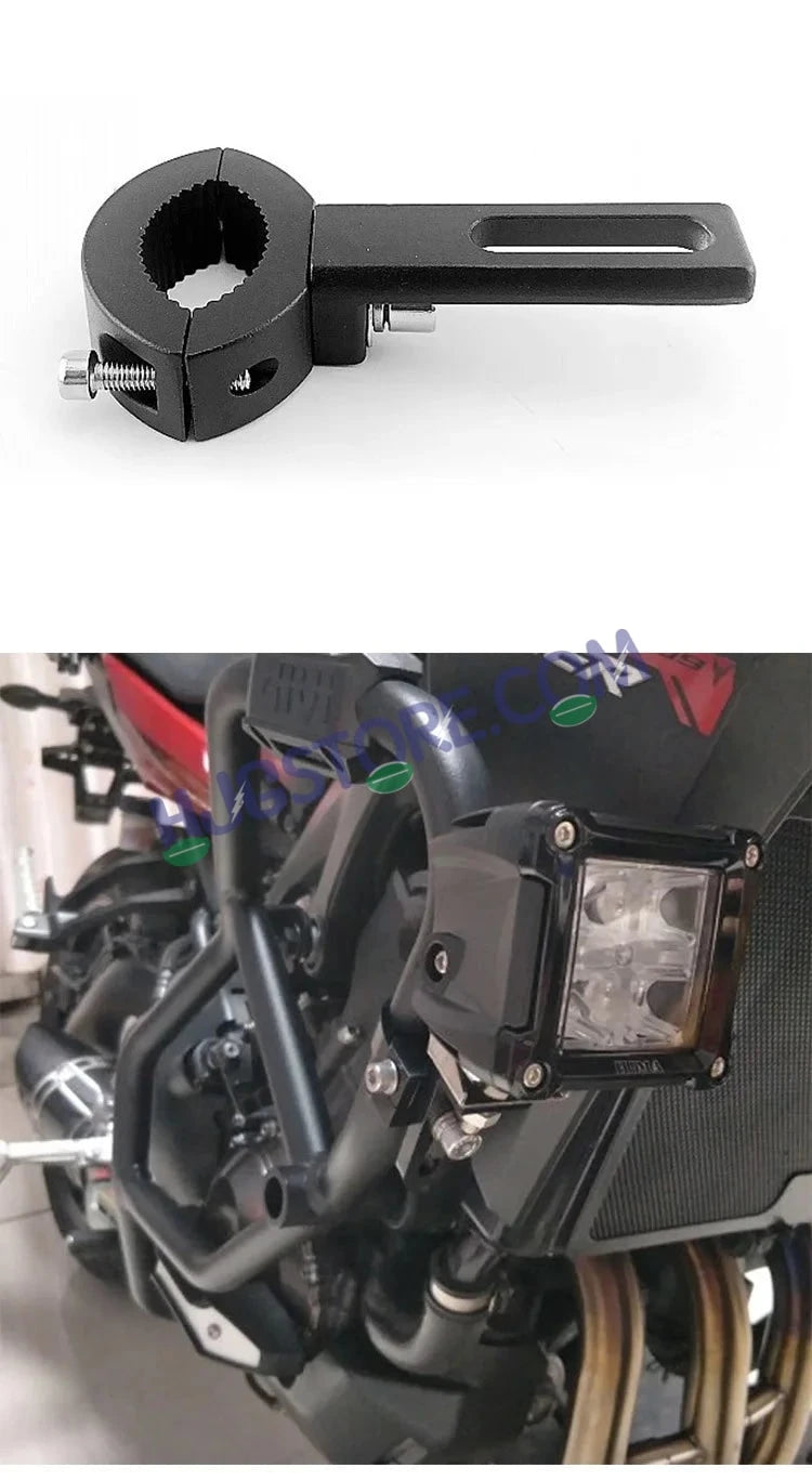 HJG New Heavy Duty Premium Large 85mm Clamps Suitable for 38mm - 60mm width Mounting Clamps Leg Guard & Fork Compatible Clamps Universal For Mounting Fog Lights Universal ( Pack Of 1 Set, 2pc), LIU HJG Premium 85mm Large Clamps (For 38mm - 60mm width) - HJGstore.com